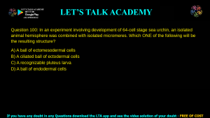 GATE Life Science 2016 Previous Year Papers with Solutions