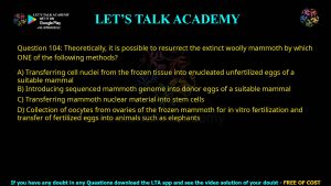 GATE Life Science 2014 Previous Year Papers with Solutions