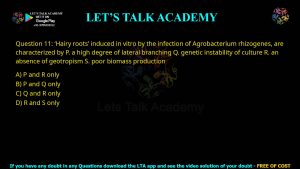 GATE Biotechnology 2011 Previous Year Papers with Solutions
