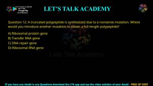 GATE Biotechnology 2012 Previous Year Papers with Solutions