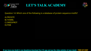 GATE Biotechnology 2019 Previous Year Papers with Solutions