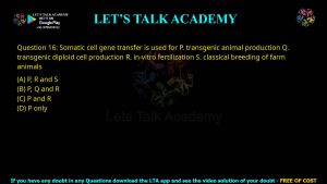 GATE Biotechnology 2010 Previous Year Papers with Solutions