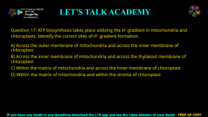 GATE Biotechnology 2016 Previous Year Papers with Solutions