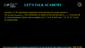 GATE Biotechnology 2020 Previous Year Papers with Solutions