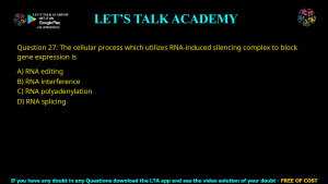 GATE Biotechnology 2021 Previous Year Papers with Solutions