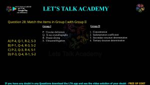 GATE Biotechnology 2011 Previous Year Papers with Solutions