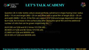 GATE Biotechnology 2010 Previous Year Papers with Solutions