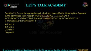 GATE Biotechnology 2015 Previous Year Papers with Solutions
