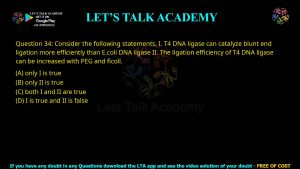 GATE Biotechnology 2010 Previous Year Papers with Solutions