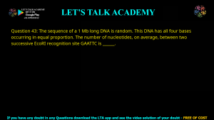 GATE Biotechnology 2020 Previous Year Papers with Solutions