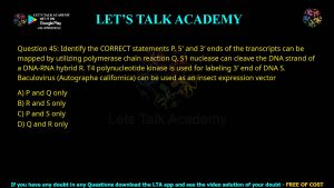 GATE Biotechnology 2011 Previous Year Papers with Solutions