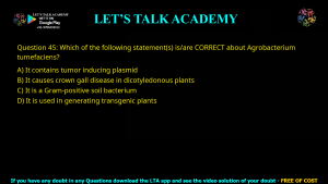 GATE Biotechnology 2021 Previous Year Papers with Solutions