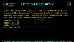GATE Biotechnology 2010 Previous Year Papers with Solutions