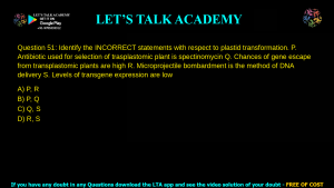 GATE Life Science 2015 Previous Year Papers with Solutions
