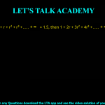 Q.53 If 1 + r + r2 + r3 + ... ∞ = 1.5, then, 1 + 2r + 3r2 + 4r3 + ... ∞ = (up to two decimal places) ________