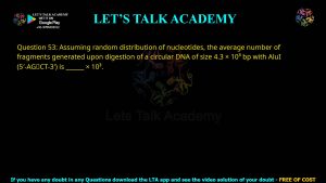 GATE Biotechnology 2015 Previous Year Papers with Solutions