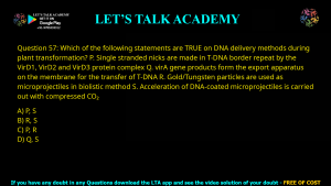 GATE Life Science 2011 Previous Year Papers with Solutions