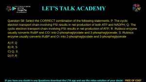 GATE Life Science 2018 Previous Year Papers with Solutions