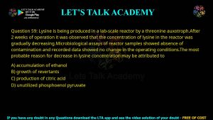 GATE Biotechnology 2014 Previous Year Papers with Solutions