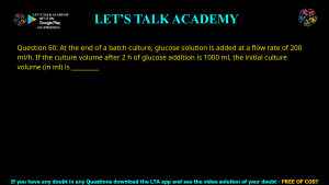 GATE Biotechnology 2018 Previous Year Papers with Solutions