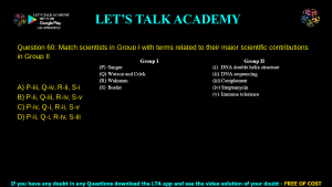 GATE Life Science 2015 Previous Year Papers with Solutions