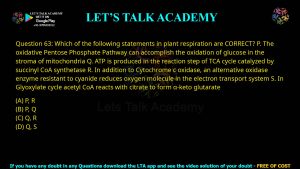 GATE Life Science 2010 Previous Year Papers with Solutions
