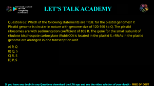 GATE Life Science 2011 Previous Year Papers with Solutions