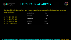 GATE Life Science 2020 Previous Year Papers with Solutions
