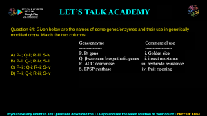 GATE Life Science 2016 Previous Year Papers with Solutions
