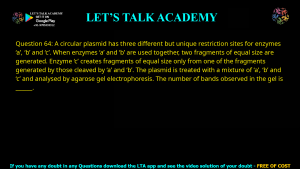 GATE Biotechnology 2022 Previous Year Papers with Solutions
