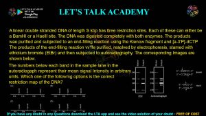 GATE Biotechnology 2015 Previous Year Papers with Solutions