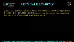 GATE Biotechnology 2021 Previous Year Papers with Solutions