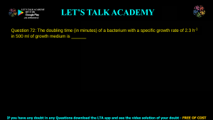 GATE Life Science 2015 Previous Year Papers with Solutions