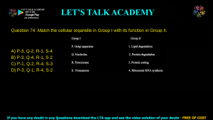 GATE Life Science 2020 Previous Year Papers with Solutions