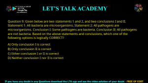 GATE Biotechnology 2021 Previous Year Papers with Solutions
