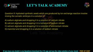 GATE Biotechnology 2011 Previous Year Papers with Solutions