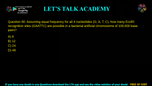 GATE Life Science 2015 Previous Year Papers with Solutions