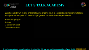 GATE Life Science 2011 Previous Year Papers with Solutions