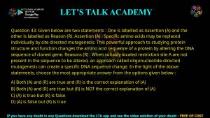 CUET PG Life Science 2023 Previous Year Question Papers Shift-2 PDF with Solutions