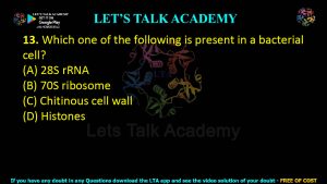 IIT JAM Biotechnology Previous Year Question paper Topic Cell Biology
