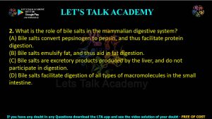 IIT JAM Biotechnology Previous Year Question paper Topic Animal biology