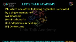 IIT JAM Biotechnology Previous Year Question paper Topic Cell Biology