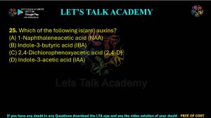 IIT JAM Biotechnology Previous Year Question paper Topic Plant biology