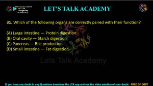 IIT JAM Biotechnology Previous Year Question paper Topic Animal biology