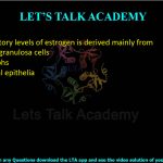 35. The circulatory levels of estrogen is derived mainly from  (A) thecal and granulosa cells (B) gonadotrophs (C) endometrial epithelia (D) Leydig cells