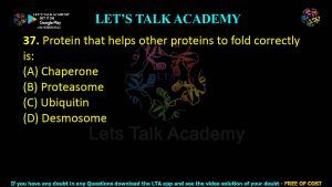 IIT JAM Biotechnology Previous Year Question paper Topic Cell Biology