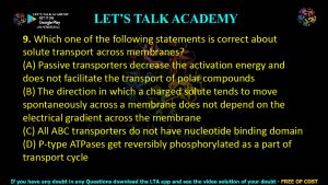 IIT JAM Biotechnology Previous Year Question paper Topic Cell Biology