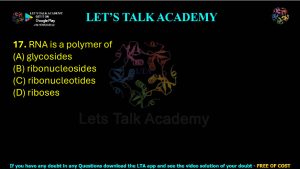 IIT JAM Biotechnology Previous Year Question paper Topic Biochemistry