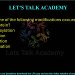 27. Which one of the following modifications occurs both on DNA and protein? (A) ADP-ribosylation     (B) Methylation (C) Sumoylation               (D) Ubiquitination