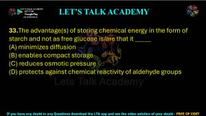IIT JAM Biotechnology Previous Year Question paper Topic Biochemistry
